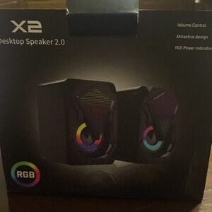 X2 Portable Speaker with RGB Lighting